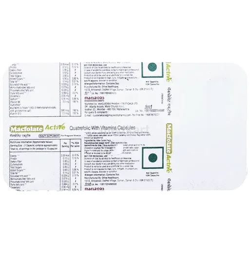 macfolate active capsule 10's